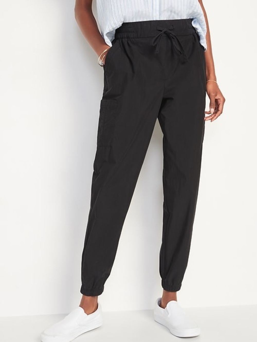 Old Navy Black Elastic Waist Jogger Pants